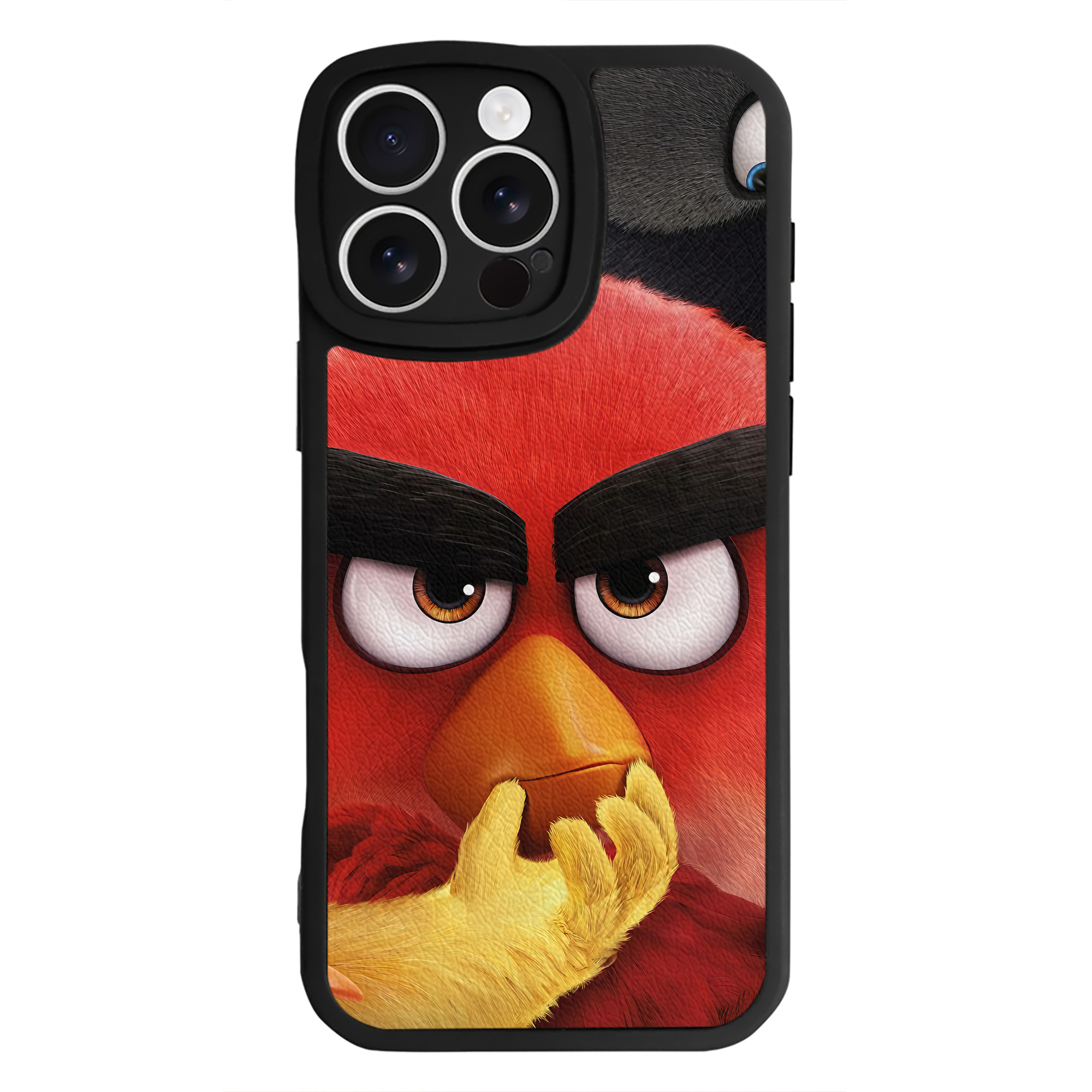 （画像用） Angry Birds アングリーバード 【iPhone 16シリーズ対応】シリコンスマホケース（レザー調） 材質：シリコン